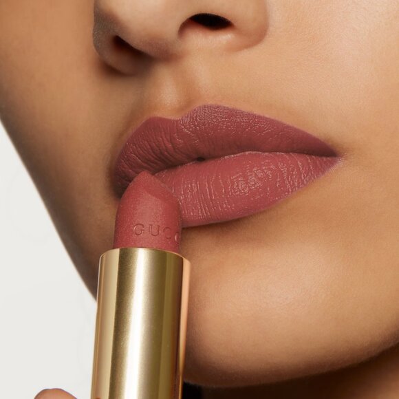 NWT17 Gucci Valeria Rose, Rouge à Lèvres Mat Lipstick - Picture 3 of 13
